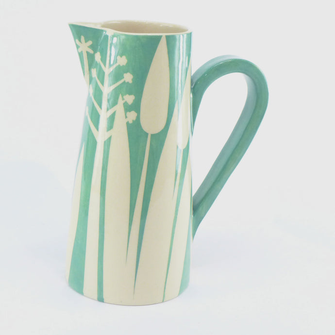 Jade hedgerow cone jug