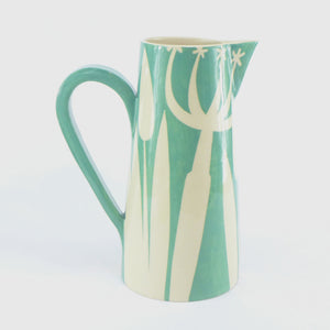 Jade hedgerow cone jug