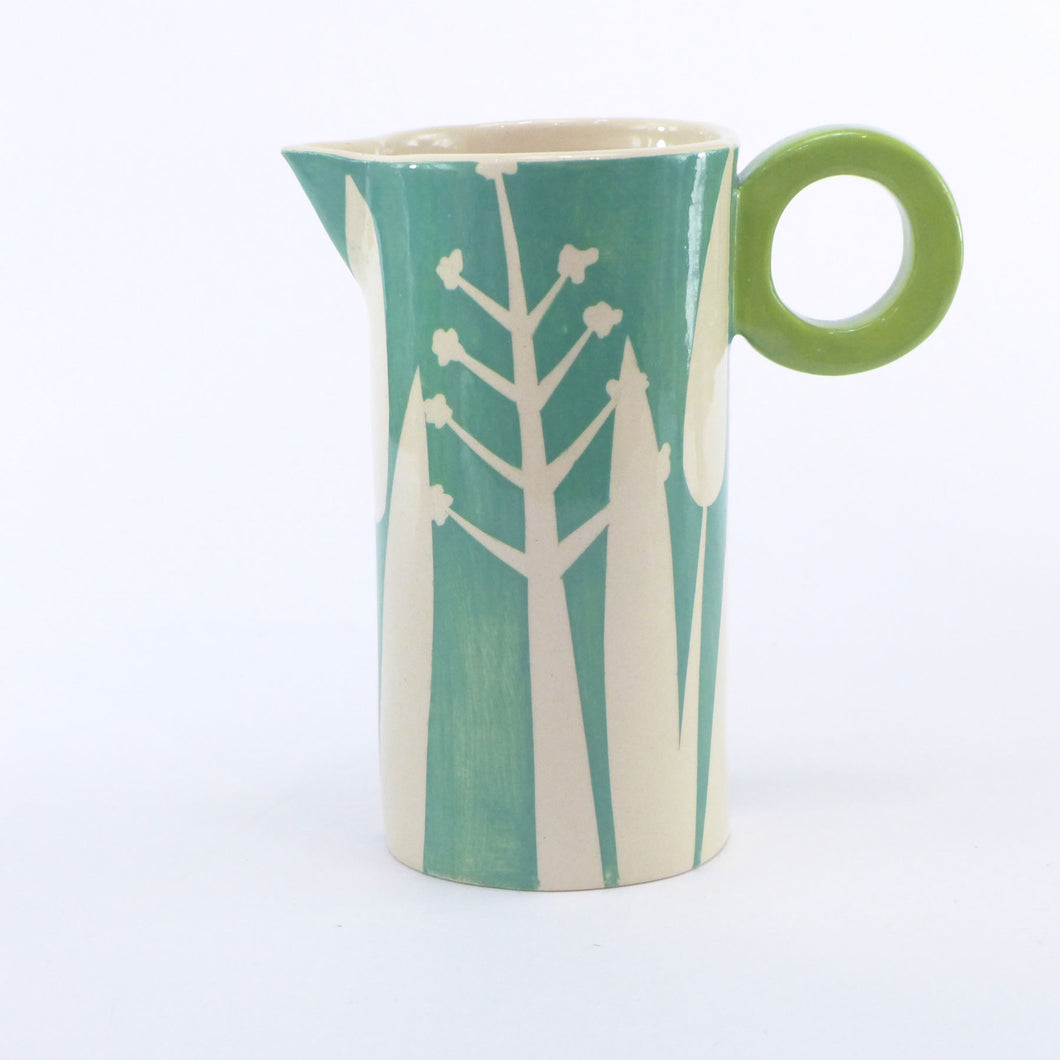 Jade green hedgerow tall baby jug vs 2