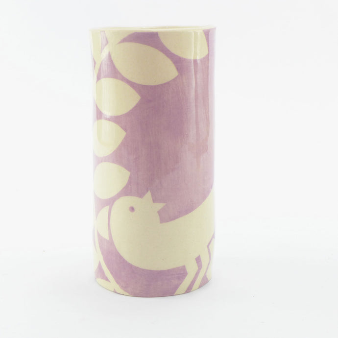 Lilac ava small cylinder vase