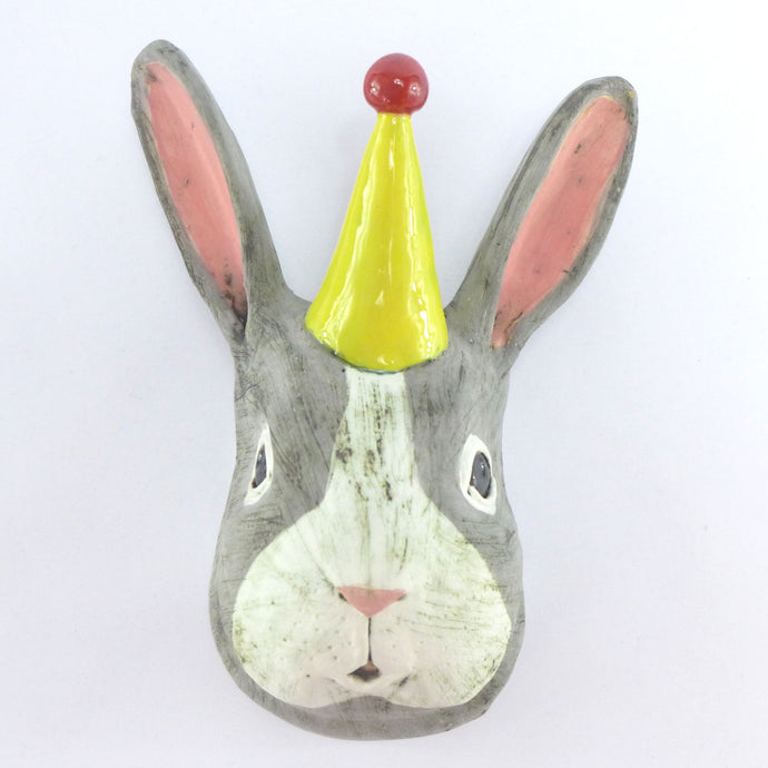 Nelly the rabbit wall hanging head
