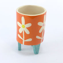 Load image into Gallery viewer, Orange daisy baby planter