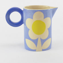 Load image into Gallery viewer, Cornflower blue flower baby jug