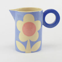 Load image into Gallery viewer, Cornflower blue flower baby jug