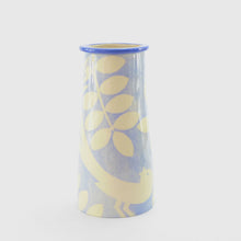 Load image into Gallery viewer, Pale blue ava bird cone vase
