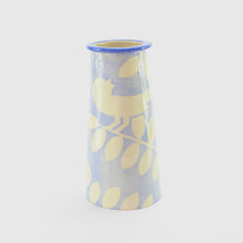 Load image into Gallery viewer, Pale blue ava bird cone vase