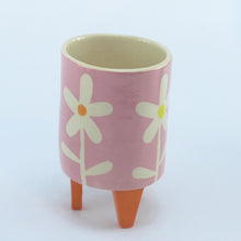 Load image into Gallery viewer, Pink daisy baby planter