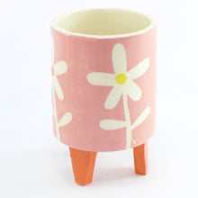 Load image into Gallery viewer, Pink daisy baby planter