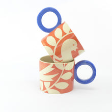 Load image into Gallery viewer, red ava bird mug