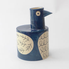 Load image into Gallery viewer, Teal bird vase