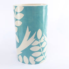 Load image into Gallery viewer, Turquoise ava oval vase