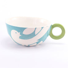 Load image into Gallery viewer, Turquoise tea cup