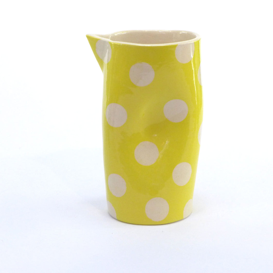 Yellow pinch jug