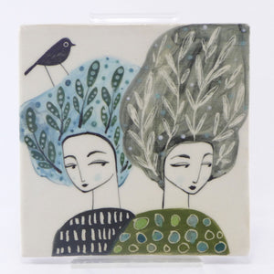 Two ladies tile