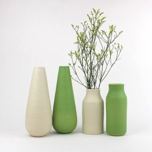 Leaf green cypress vase LB130