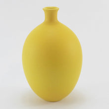 Load image into Gallery viewer, Warm orange oval vase LB108