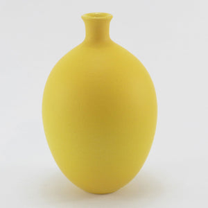 Warm orange oval vase LB108