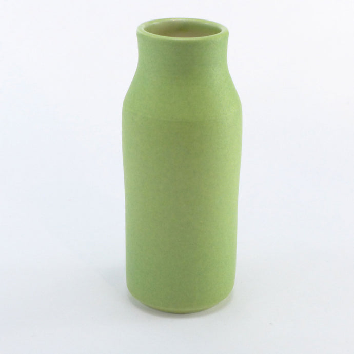 Leaf green flask vase LB128