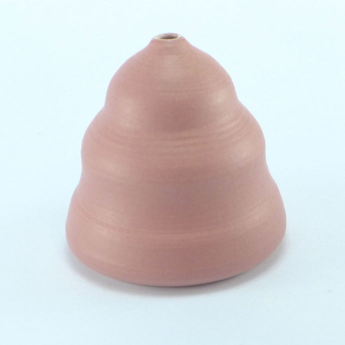 Deep pink seashell vase LB139
