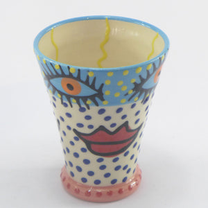 Eyes and lips beaker