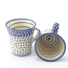 Load image into Gallery viewer, Blue xl spotty mug