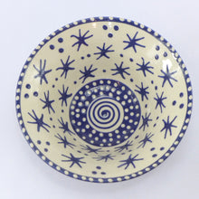 Load image into Gallery viewer, Blue star medium bowl