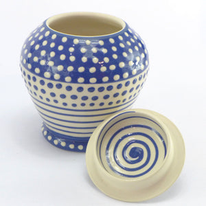 Spotty sugar jar