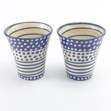 Load image into Gallery viewer, Blue spotty beaker