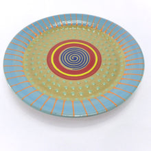 Load image into Gallery viewer, Pale blue spotty dinner plate