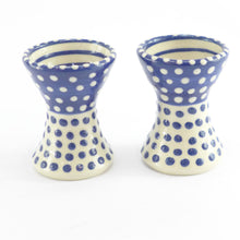 Load image into Gallery viewer, Egg cup blue and white
