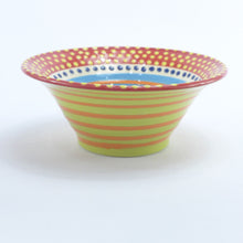 Load image into Gallery viewer, Red spot edge spotty medium bowl