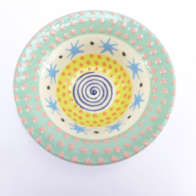 Green edge small bowl