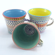 Load image into Gallery viewer, Pink edge xl spotty mug