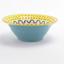 Load image into Gallery viewer, Yellow spot edge spotty medium bowl