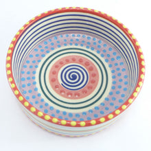 Load image into Gallery viewer, Lilac and multi medium pet bowl