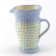 Load image into Gallery viewer, Pale blue spotty taller medium jug