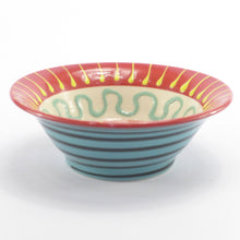 Load image into Gallery viewer, Red dash edge small bowl