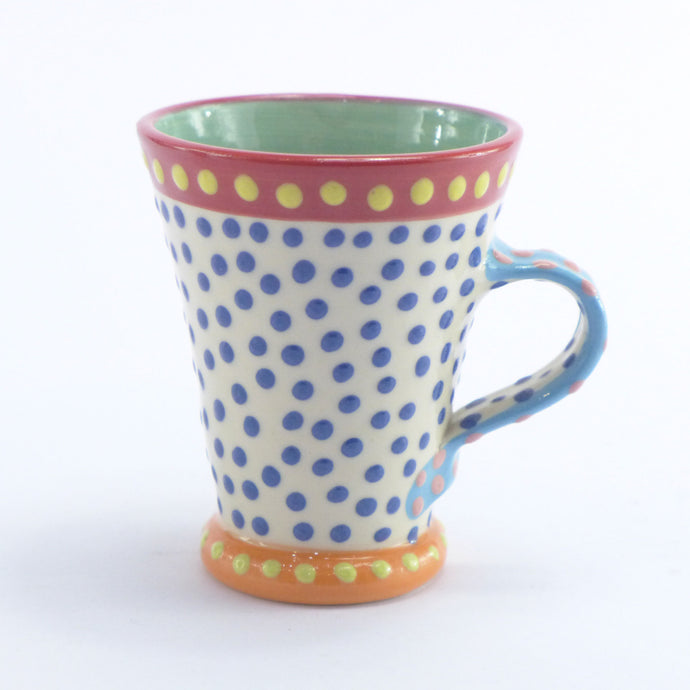 Red edge espresso cup green inside