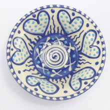 Load image into Gallery viewer, Blue heart small bowl