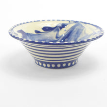 Load image into Gallery viewer, Blue marbled small bowl 1