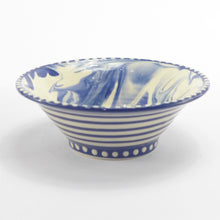 Load image into Gallery viewer, Blue marbled small bowl 2