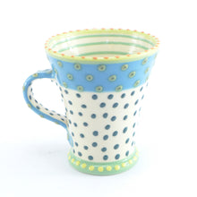 Load image into Gallery viewer, Turquoise flared mug