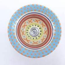 Load image into Gallery viewer, Turquoise edge small bowl