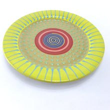 Load image into Gallery viewer, Yellow spotty dinner plate