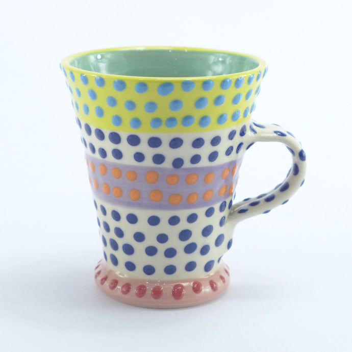 Yellow edge espresso cup