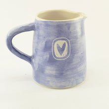 Load image into Gallery viewer, Blue and white medium jug heart