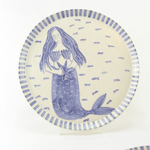 Mermaid wall plate