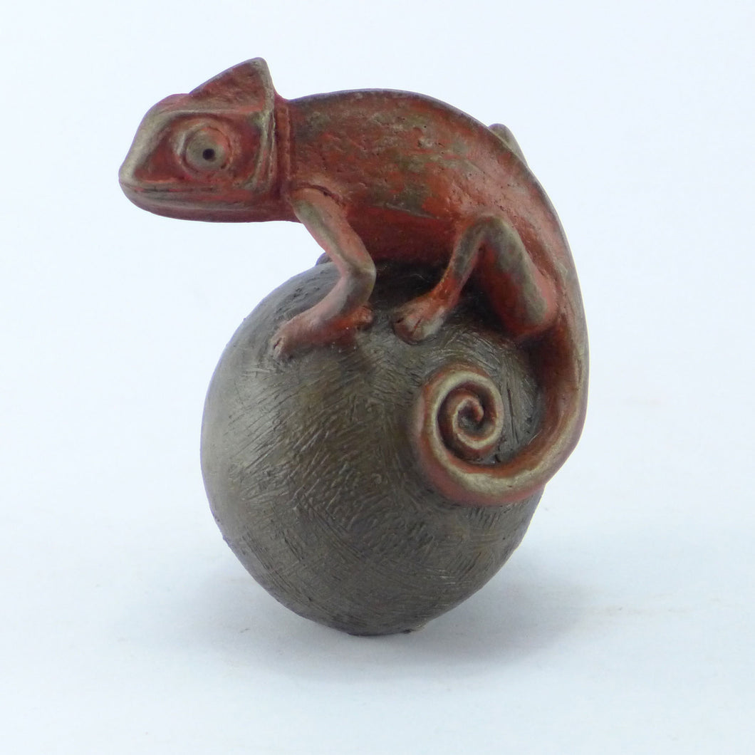 Chameleon on a ball