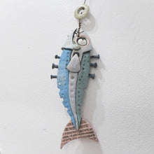 Load image into Gallery viewer, Blue fish with scales wallmount