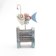 Load image into Gallery viewer, Smiler fish on a stack